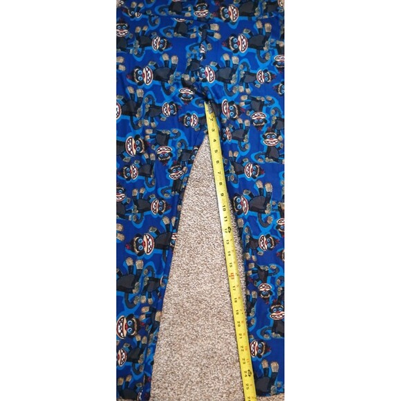 Cute & Comfy LuLaRoe Crazy Monkey Leggings / Sleep Bottoms - Tall & Curvy - Picture 6 of 7